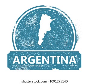 Argentina Rubber Stamp