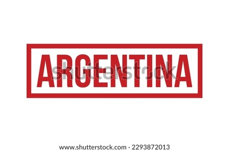 Argentina Rubber Stamp Seal Vector