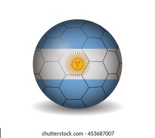 argentina soccer ball