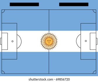 Argentina soccer field