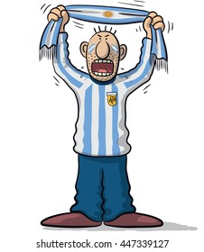 Argentina soccer supporter