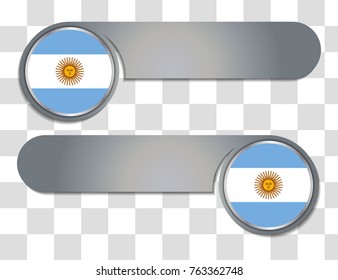 argentina vector flag illustration. vector match scoreboard illustration. eps10.