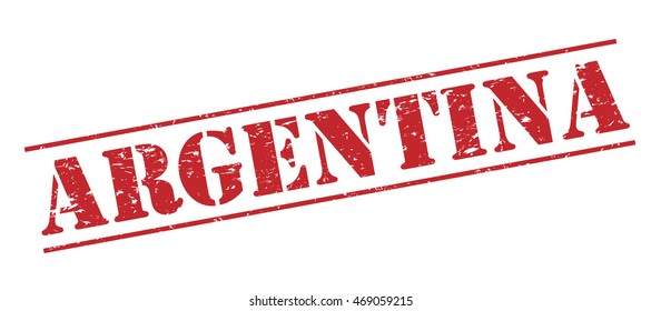 Argentina vector stamp on white background