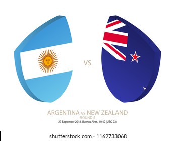 Argentina vs New Zealand, 2018 Rugby Championship, round 5.