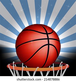 Argentine basket ball, vector 