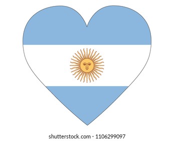 Argentine Love Flag