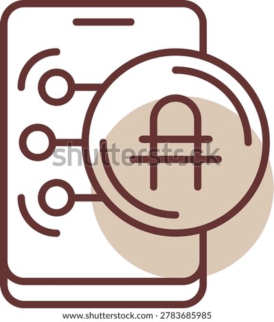 Argentine Peso Creative Illustration Icon Design