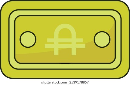 Argentine Peso Note Icon Currency Finance Illustration