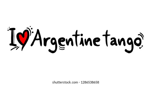 argentine tango style music love message