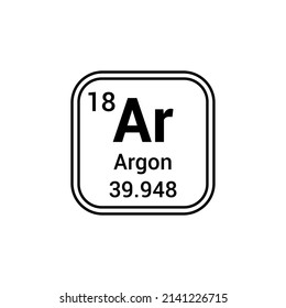 periodic table argon reactant definition chemistry