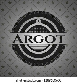 Argot dark emblem. Retro