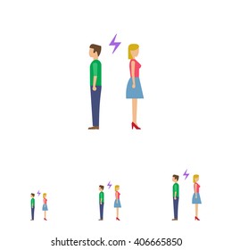 Arguing couple