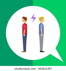Arguing gay couple