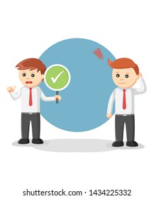 Arguing information design vector Illustration