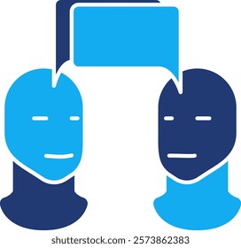 Argument Icon - Dual Tone Style - Critical Thinking Theme