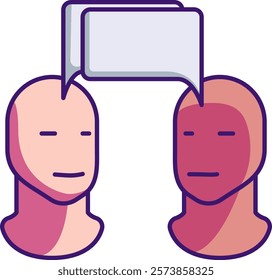 Argument Icon - Lineal Color Style - Critical Thinking Theme