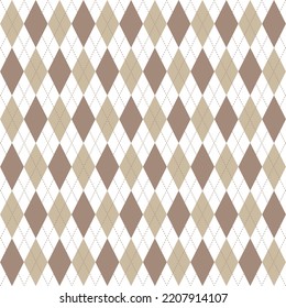 Argyle background in sugar for fabric or background.