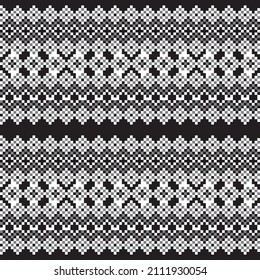 Argyle fair isle seamless pattern design for knitwear, fashion textile, graphics