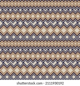 Argyle fair isle seamless pattern design for knitwear, fashion textile, graphics