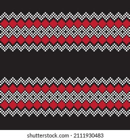 Argyle fair isle seamless pattern design for knitwear, fashion textile, graphics