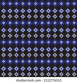 Argyle fair isle seamless pattern design for knitwear, fashion textile, graphics