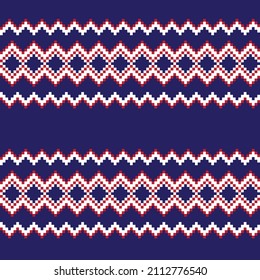Argyle fair isle seamless pattern design for knitwear, fashion textile, graphics
