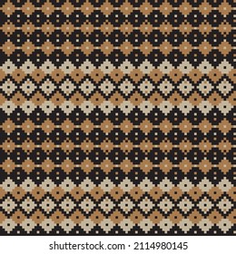 Argyle fair isle seamless pattern design for knitwear, fashion textile, graphics