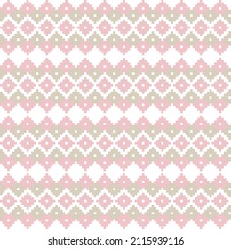 Argyle fair isle seamless pattern design for knitwear, fashion textile, graphics