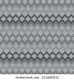 Argyle fair isle seamless pattern design for knitwear, fashion textile, graphics