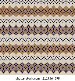 Argyle fair isle seamless pattern design for knitwear, fashion textile, graphics