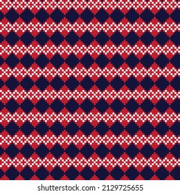 Argyle fair isle seamless pattern design for knitwear, fashion textile, graphics