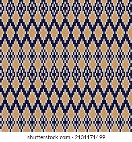 Argyle fair isle seamless pattern design for knitwear, fashion textile, graphics