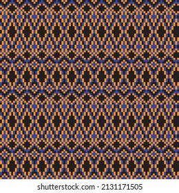 Argyle fair isle seamless pattern design for knitwear, fashion textile, graphics