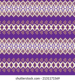 Argyle fair isle seamless pattern design for knitwear, fashion textile, graphics