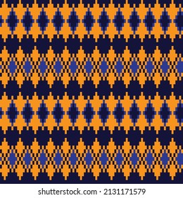 Argyle fair isle seamless pattern design for knitwear, fashion textile, graphics