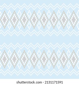 Argyle fair isle seamless pattern design for knitwear, fashion textile, graphics