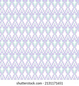 Argyle fair isle seamless pattern design for knitwear, fashion textile, graphics