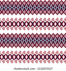 Argyle fair isle seamless pattern design for knitwear, fashion textile, graphics