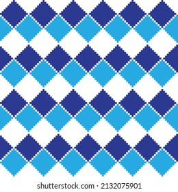 Argyle fair isle seamless pattern design for knitwear, fashion textile, graphics