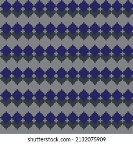 Argyle fair isle seamless pattern design for knitwear, fashion textile, graphics