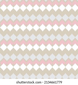 Argyle fair isle seamless pattern design for knitwear, fashion textile, graphics