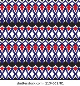 Argyle fair isle seamless pattern design for knitwear, fashion textile, graphics