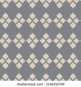 Argyle fair isle seamless pattern design for knitwear, fashion textile, graphics