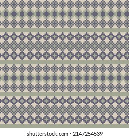 Argyle fair isle seamless pattern design for knitwear, fashion textile, graphics
