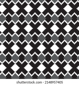 Argyle fair isle seamless pattern design for knitwear, fashion textile, graphics