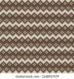 Argyle fair isle seamless pattern design for knitwear, fashion textile, graphics