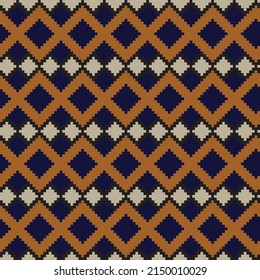 Argyle fair isle seamless pattern design for knitwear, fashion textile, graphics