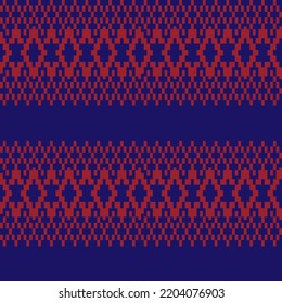 Argyle fair isle seamless pattern design for knitwear, fashion textile, graphics