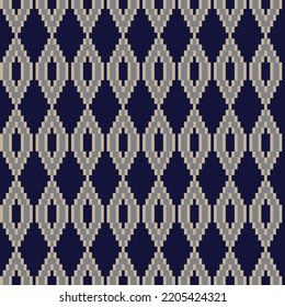 Argyle fair isle seamless pattern design for knitwear, fashion textile, graphics