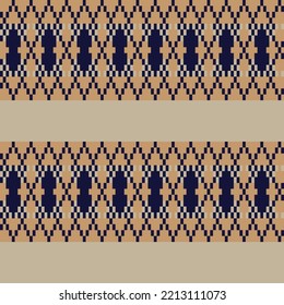 Argyle fair isle seamless pattern design for knitwear, fashion textile, graphics